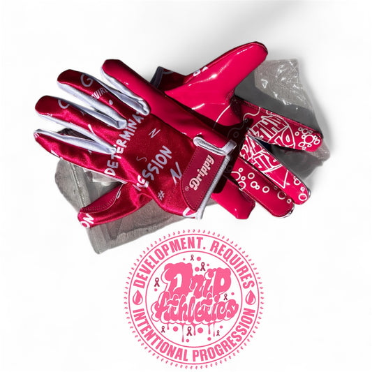 Drippy gloves Breast Cancer Awareness