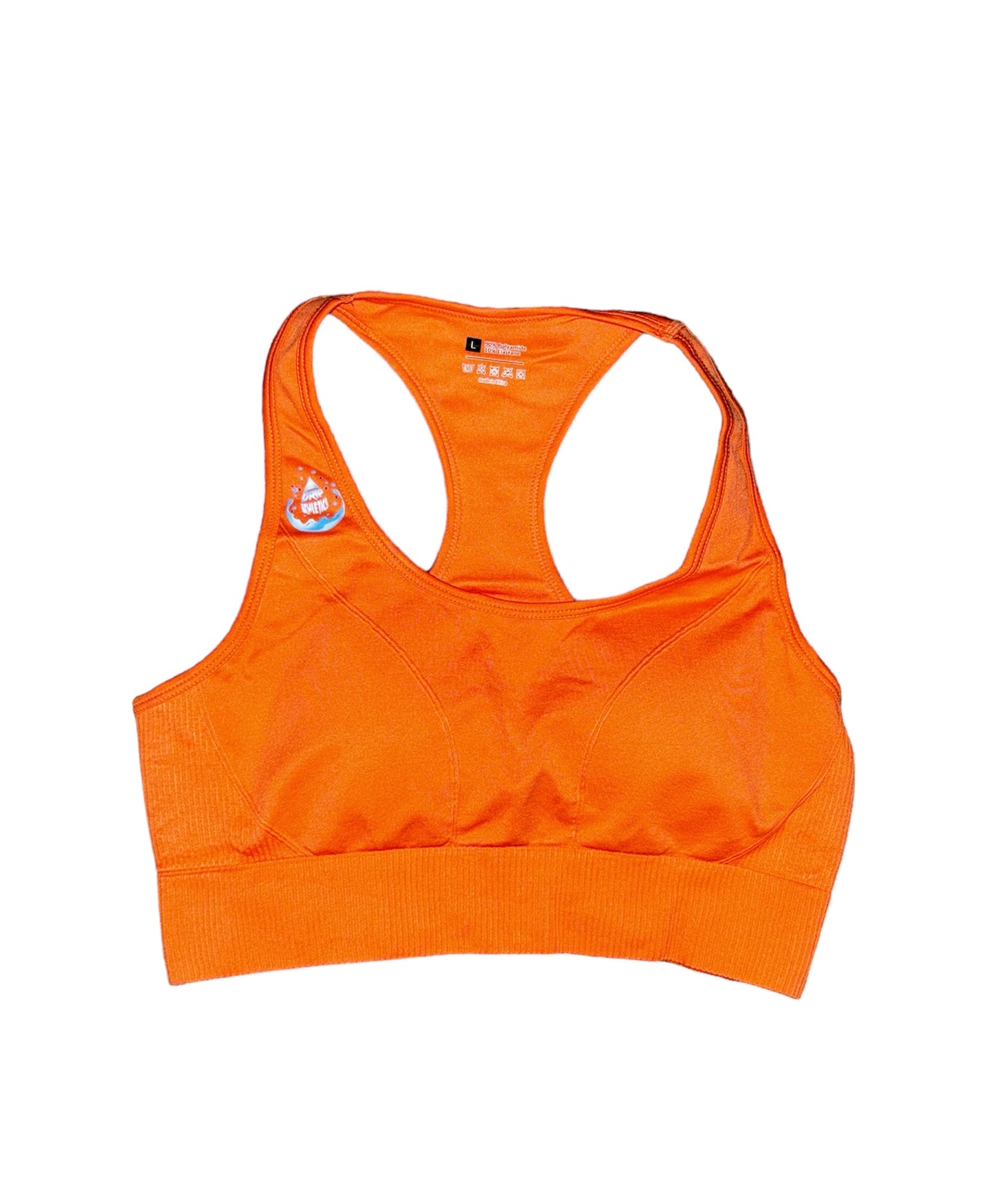 Drip Femme | “Heat Check” Orange Workout Set