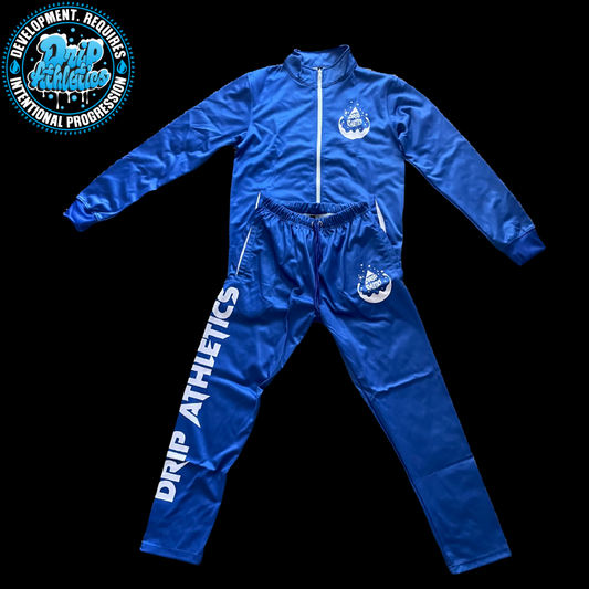 Drip Legacy | Titan Set (Blue/White Tracksuit)